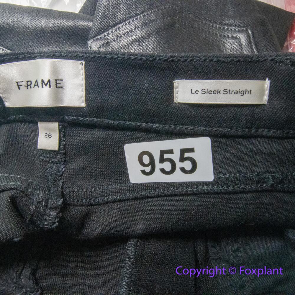 New! Anthropologie frame Le Sleek High-Rise Straight-Leg Jeans, 26 - Picture 12 of 15